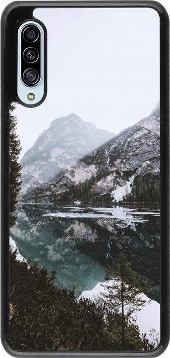 Actual product image PhoneLook Cover Winter 22 snowy mountain and lake (Samsung Galaxy A90 5G)