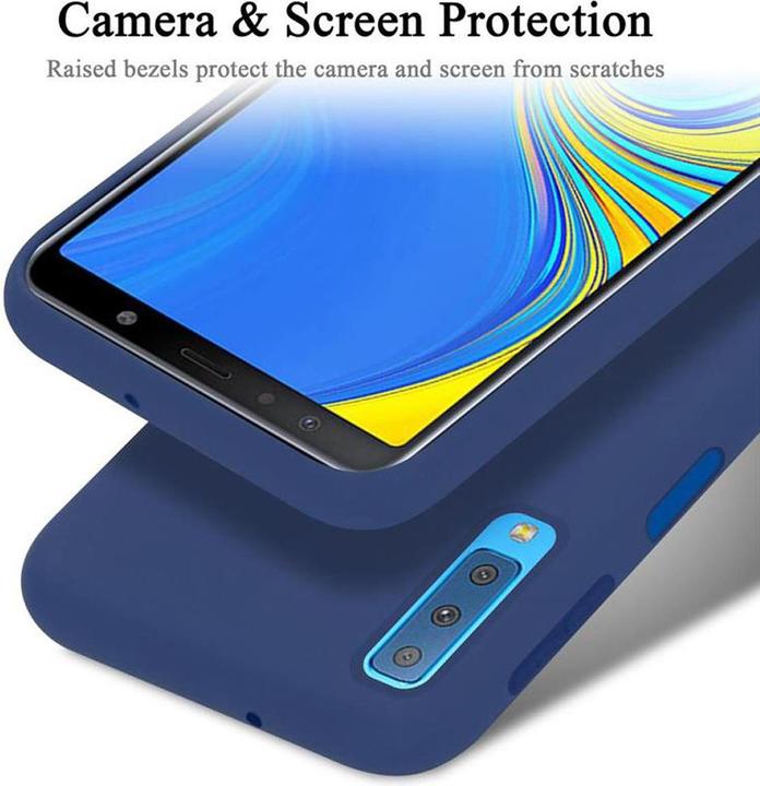 Actual product image Cadorabo TPU Liquid Silicone Case Cover (Samsung Galaxy A7 (2018))