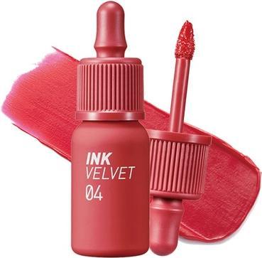 Image du produit Clio Peripera Ink the Velvet Lip Tint Liquid Lip 0.14 fl oz 004 Vitality Coral (004 Vitality Coral)