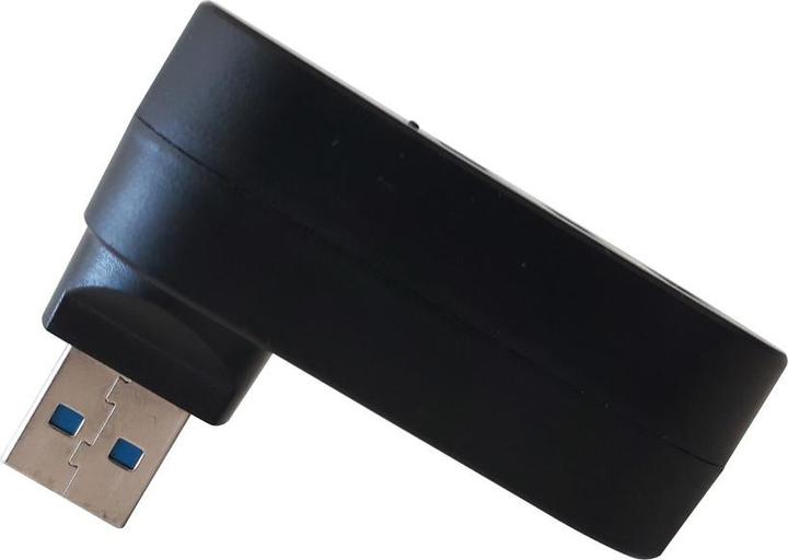 Actual product image Techly Mini Rotating Hub with 3 USB 3.0 (USB-C, 3 Ports)