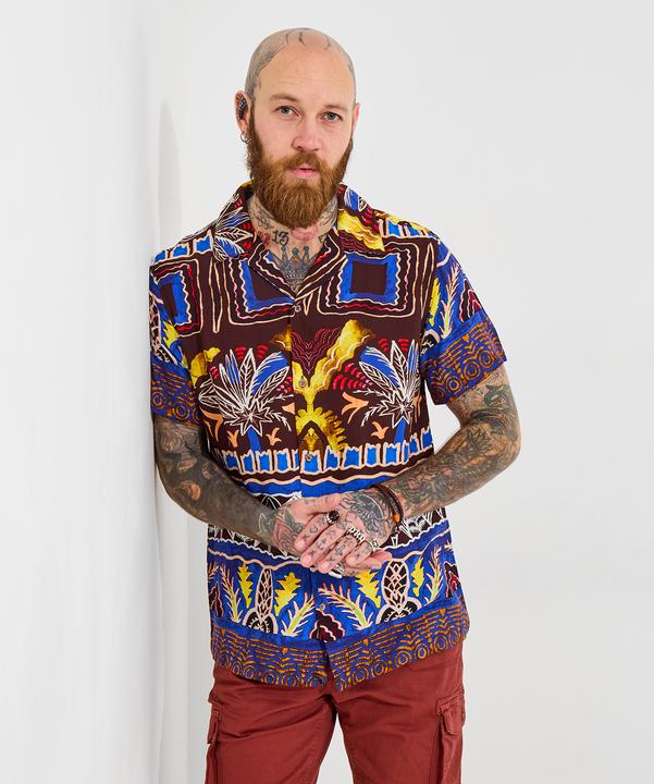 Actual product image Joe Browns Funky Summer Print Short Sleeve Shirt (M)