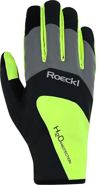 Robe noire, fluo yellow*