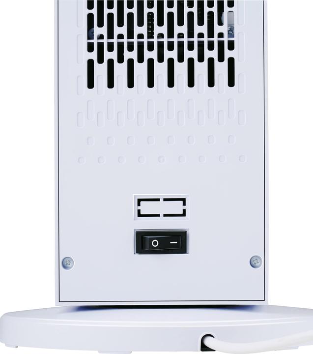 Actual product image alpina Turmheizlüfter PTC-2702L, 2000 W, mit Fernbedienung, schwarz-weiss (2000 W)