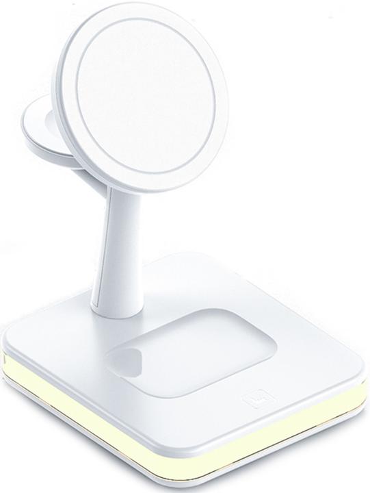 Immagine prodotto PhoneLook Stazione di ricarica wireless Fast Charge 4 in 1 con MagSafe + luce LED (25 W)