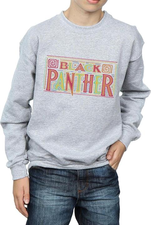Image du produit - Sweat BLACK PANTHER TRIBAL LOGO - Garçon (116)