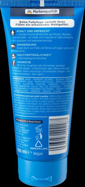 Image du produit dm Balea Gel glacé pour les pieds et les jambes (Crème et gel pour les pieds, 100 ml)