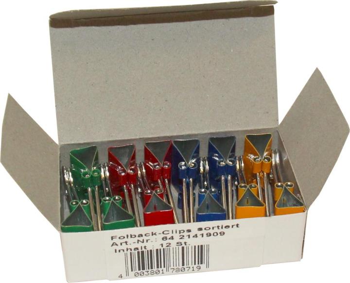 Actual product image Wedo Foldback Clips (1 x)