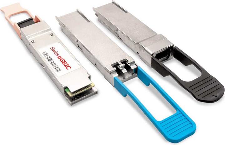 Actual product image SwissGBIC QSFP 40Gb SingleMode 10km E40GQSFPLR
