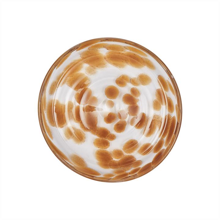 Actual product image Oyoy Breakfast & Dessert Plate Jali 1 piece,Amber (1 x, 15.60 cm)