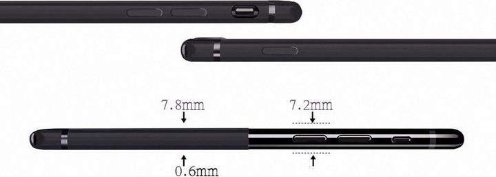 Produktbild König Design TPU Silikon Case für Handy Apple iPhone 7 Plus Cover Schutz Hülle Bumper Weiss (Apple iPhone 7 Plus)