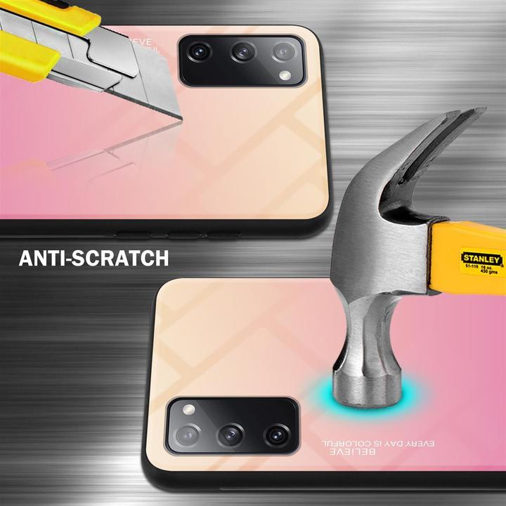 Produktbild Cadorabo TPU 2 Farben Glas Cover (Samsung Galaxy S20 FE)