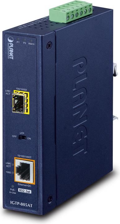 Actual product image Planet IGTP-805AT media converter