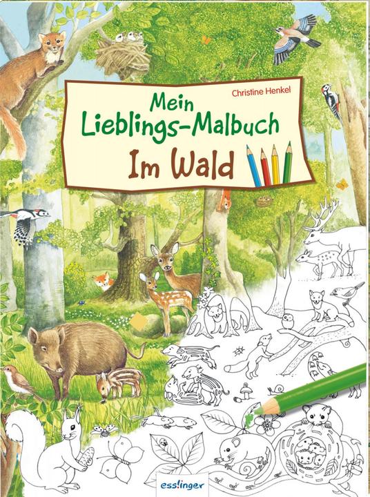 My favorite coloring book - In the forest