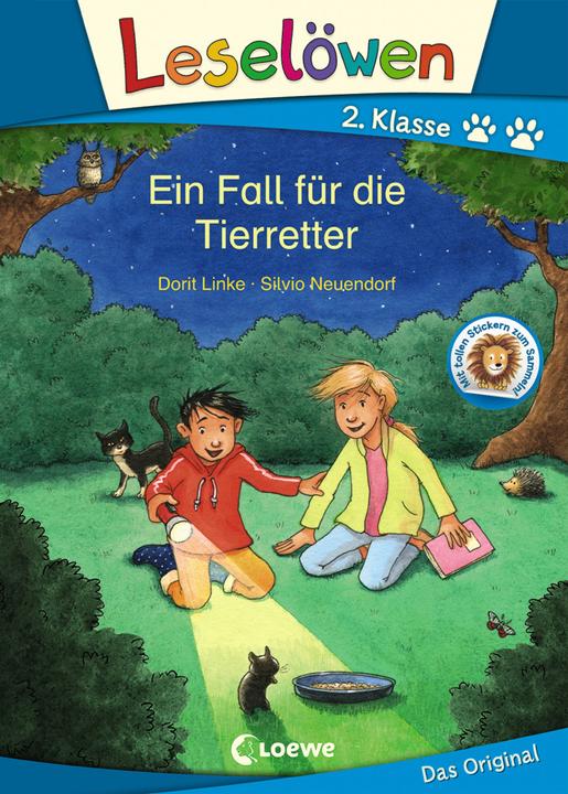 Actual product image Leselöwen 2. Klasse - Ein Fall für die Tierretter (German, Silvio Neuendorf, Dorit Left, Loewe first readers, 2021)