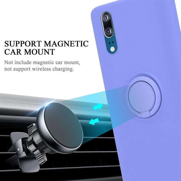 Productafbeelding Cadorabo TPU Vloeibare Ring Silicone Hoesje (Cubot P20)