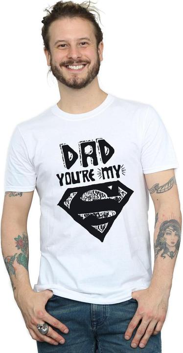 Actual product image Mens Superman Super Dad T-Shirt (XXL)