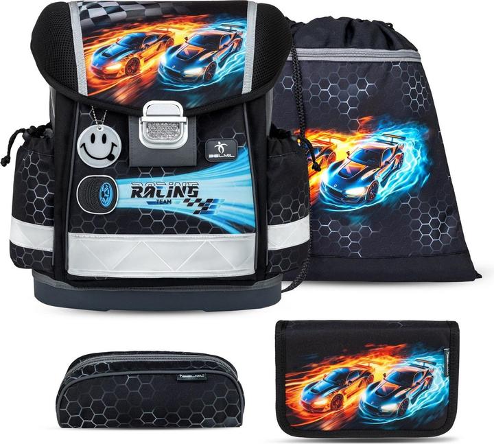 Produktbild Belmil CLASSY Schulrucksack-Set Race it (19 l)