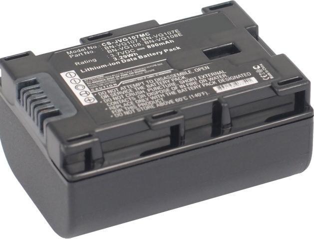 Actual product image JVC Battery BN-VG107 (Rechargeable battery)