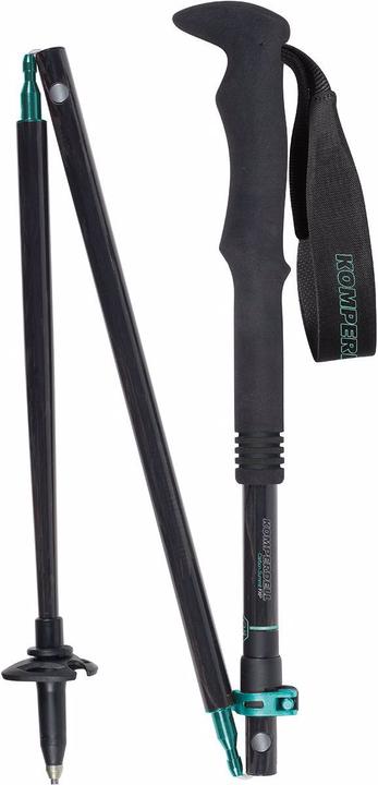 Actual product image Komperdell Carbon FXP.4 Summit Vario Compact poles (105 - 125 cm)