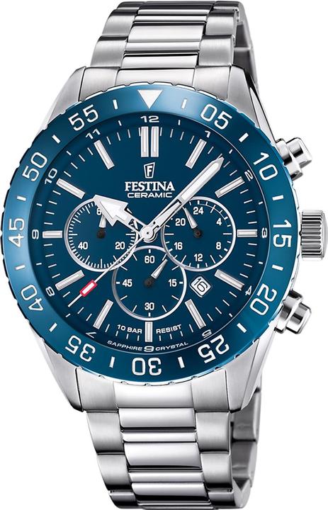 Actual product image Festina ceramic (Chronograph, 44 mm)
