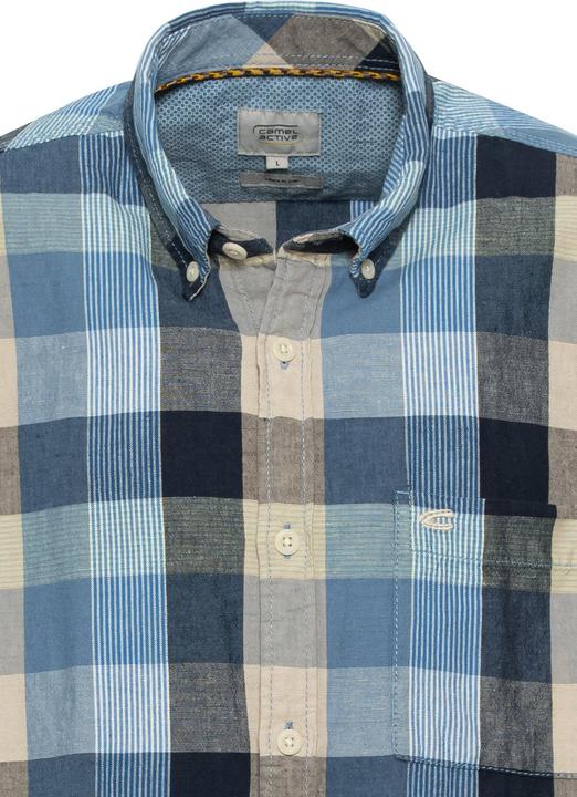 Actual product image Camel Active Linen mix checked shirt (XXL)