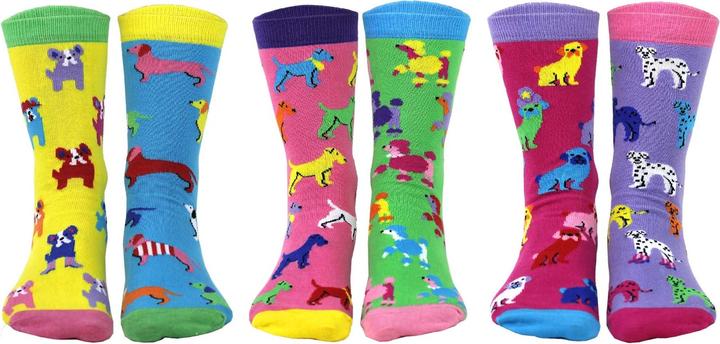 United Oddsocks Damen (3er Pack, 37 - 42)