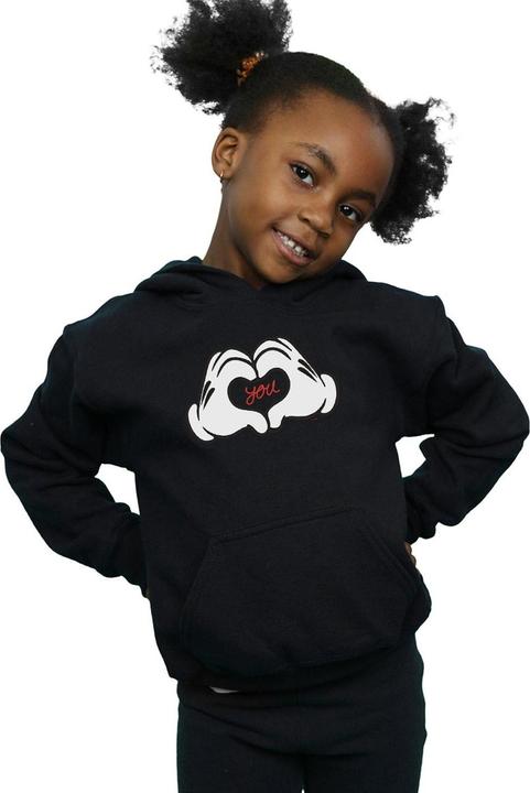 Immagine prodotto Disney Mickey Mouse Loves You Felpa con Cappuccio Ragazze (152, 158)
