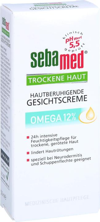 Image du produit Sebamed Crème pour le visage peau sèche Oméga 12%, 50 ml CRE (50 ml, Crème 24h)
