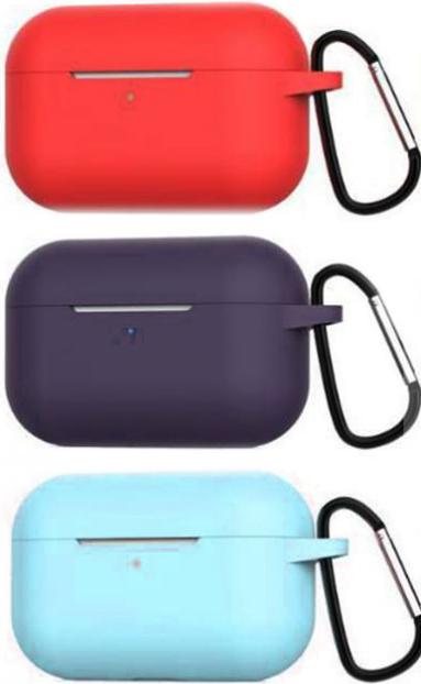 Actual product image Ambiance1 AirPods 3 Case Case Red with carabiner ring No.225.1 (Headphone sleeve)