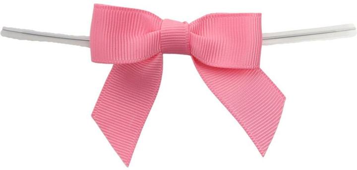 Produktbild Cut my Cookies Verschluss mit Schleife 10 Stück, Rosa, Material: Draht (10 x)