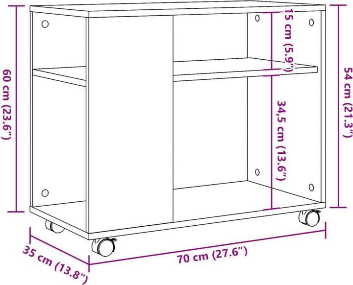 Produktbild VidaXL Lisotianka (70 x 32 x 15 cm)