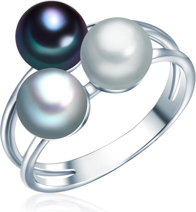 Immagine prodotto Valero Pearls Donna in argento sterling con perle d'acqua dolce coltivate - 3958 (56, 925 Argento)