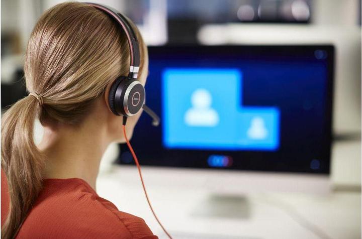 Actual product image Jabra Evolve 40 Duo MS (Cable, USB-C)