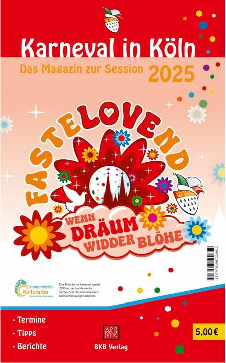 Actual product image BKB Verlag Karneval in Kln 2025 (German, Dr Brigitte Hintzen-Bohlen, 2024)