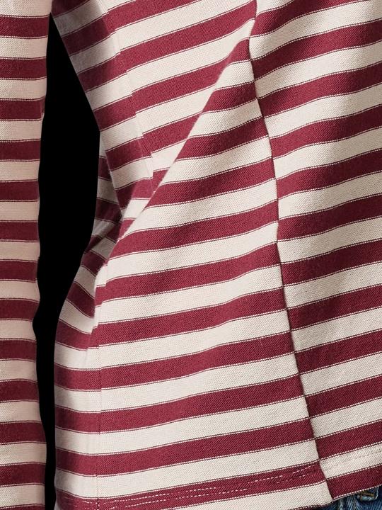 Immagine prodotto Armedangels Palinaa T-Shirt in maglia a strisce kitt-ruby rosso (XS)