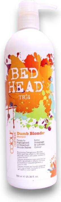 Actual product image Tigi Bed Head Dumb Blonde Shampoo 750ml (750 ml, Liquid shampoo)