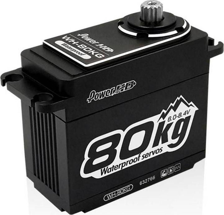 Produktbild Power HD Servo WH-80KG / 80.0kg/0.18sec./6V-8.4V/Digital /Metal (59.4x29.5x53.4mm)