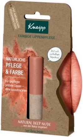 Image du produit Kneipp Soin lèvres teinté Natural Deep Nude (soin teinté pour les lèvres)