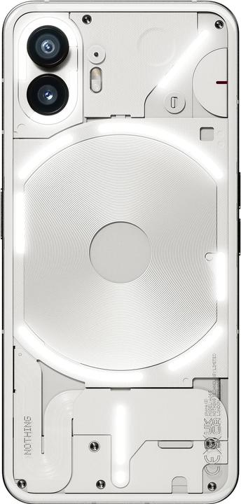 Nothing Phone (2) (256 GB, Bianco, 6.70", Doppia SIM, 50 Mpx, 5G)