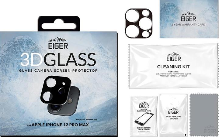 Actual product image Eiger Mountain Glass Lens (1 Piece, Apple iPhone 12 Pro Max)