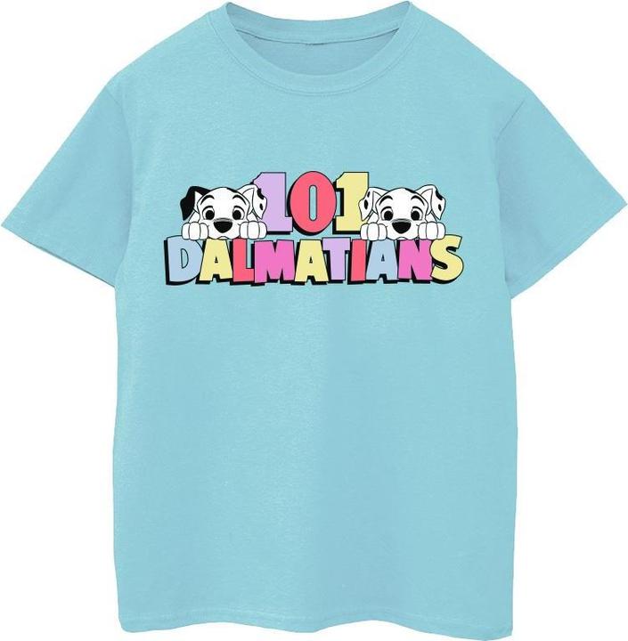 Actual product image Disney Girls 101 Dalmatians Multi Colour Cotton T-Shirt (152, 158)