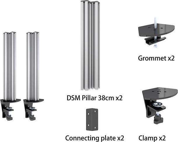 Immagine prodotto Multibrackets Profilo in alluminio, supporto per monitor Pro System