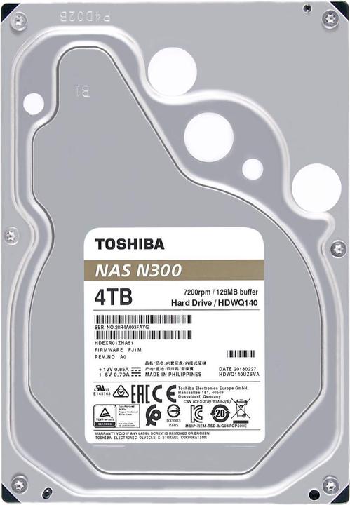 Immagine prodotto Toshiba N300 (4 TB, 3.5", CMR)