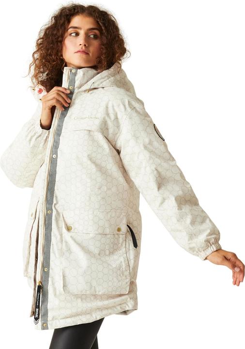Actual product image Regatta Womens/Ladies Christian Lacroix Cailar Pearl Longline Waterproof Jacket (36 D)