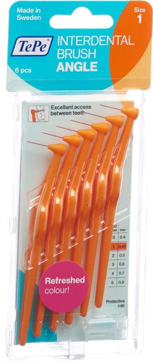 Produktbild TePe Interdentalbürsten Angle ISO 1 (6 x, 0.45 mm)