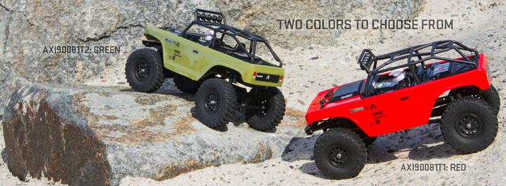 Immagine prodotto Axial SCX24 Catenaccio Elettrico Spazzolato 4WD 1:24 RTR rosso (RTR pronto all'uso)