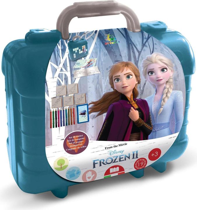 Produktbild Multiprint Stempelset Travel Set Frozen II inklusive Ausmalset
