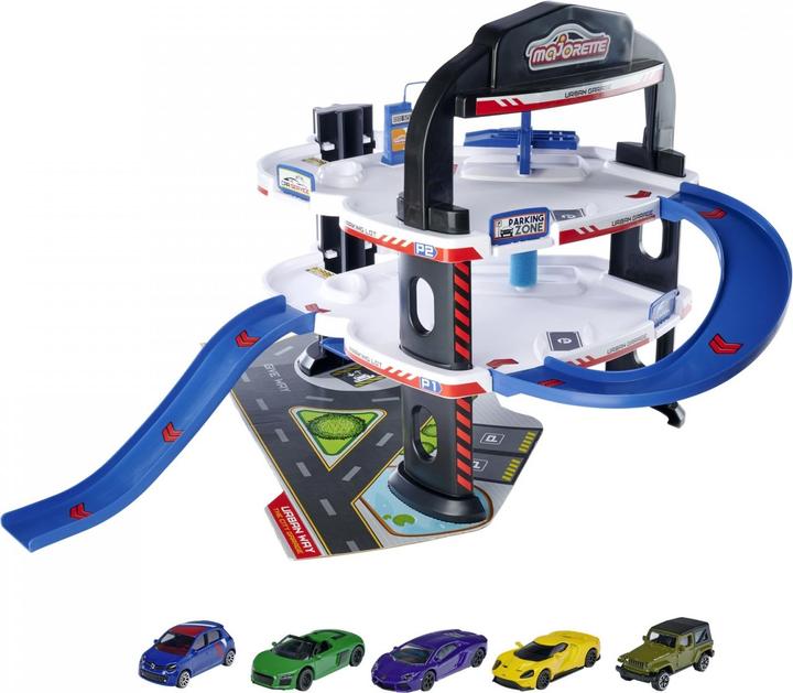 Immagine prodotto Majorette Garage urbano con 5 posti auto