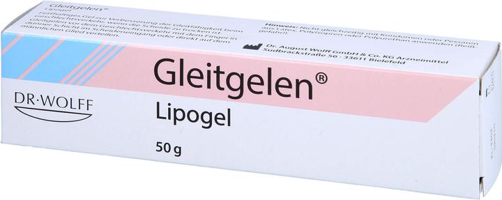 Actual product image Dr. Wolff Lubricating gels Lipogel, 50 g GEL (Intimate gel)
