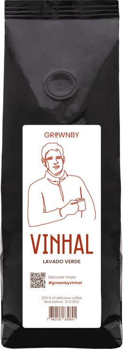 Produktbild Grownby Vinhal Lavado Verde (250 g, Rohkaffee)